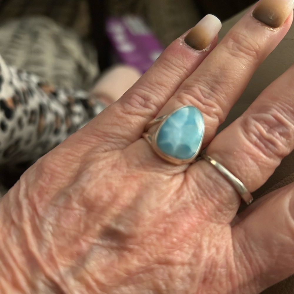 LARIMAR RING - Picture 5 of 12